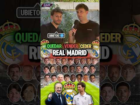 Te lo QUEDAS, VENDES o CEDES REAL MADRID con Ubieto #RealMadrid #Football #Fichajes #Opinion