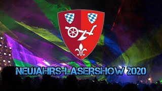 [4K] Neujahrs-Lasershow 2020 in Straubing