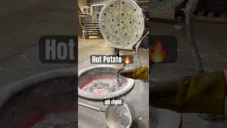 Foundry Tricks ⚒️ - Sometimes solutions are as simple as adding a Potato #aluminium #casting