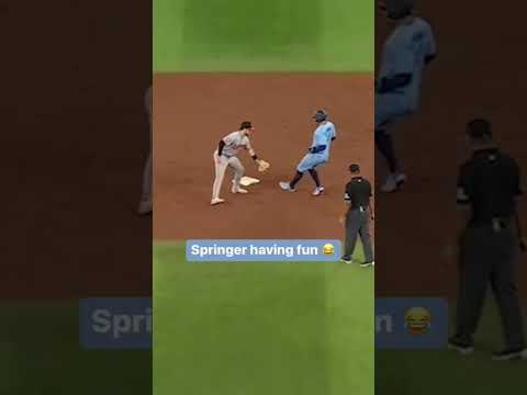 George Springer Having A Blast....#shorts