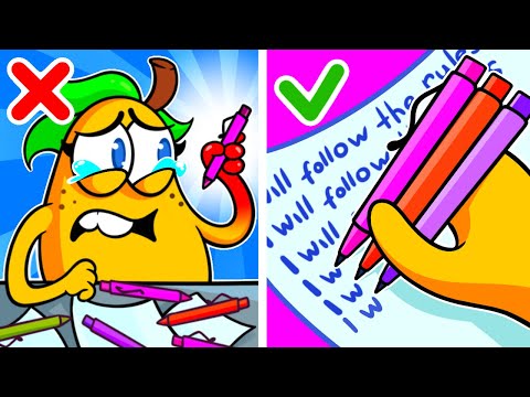 Back To School: Expectation vs. Reality! 🎒📚School Hacks That Will Save Your Life!