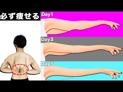 二の腕痩せに効く！肩甲骨はがし【肩こりも治るよー】