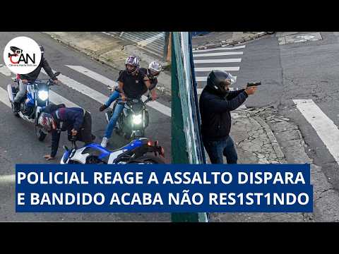 Policiais reagem a assalto e criminosos acabam levando a pior