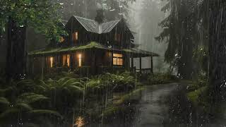 Sleep Fast to Heavy Rain - Night Rain Roof for Insomnia, Study, Tinnitus Relief - White noise