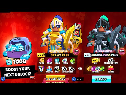 Brawl Pass Season 41!😍💳 + Knights Skins!🗡️ - Brawl Stars Sneak Peek