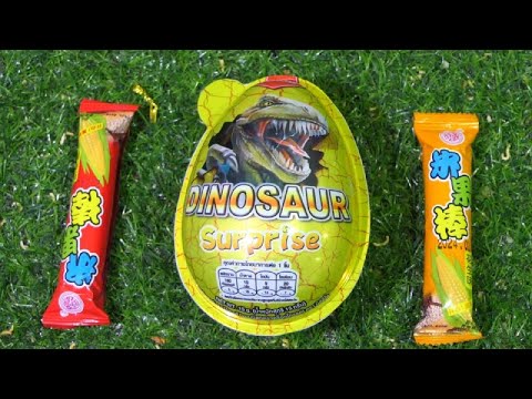 Satisfying Video - Unpacking Lollipops Asmr - Dinosaur Egg Surpris and More - Candy ASMR