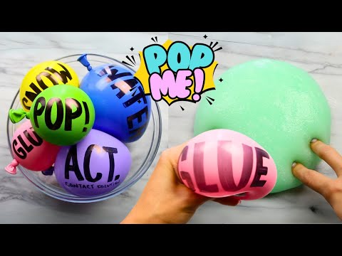 How To Make Satisfying DIY Jelly Slime With Balloons! The Best ASMR Sounds!