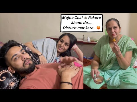 Chai Pakode & Elvish ne di Dhamki 😂😂 - Vlog - 32 - Komal Yadav
