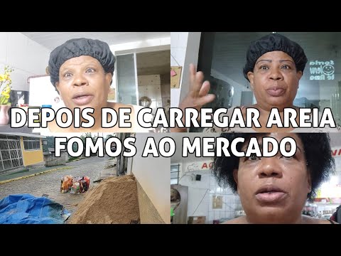 Depois de carregar areia comprei carne, manga, cheiro verde, tomate e pipoca com apenas R$ 12,50 .