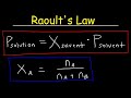 Vapor Pressure and Raoult's Law