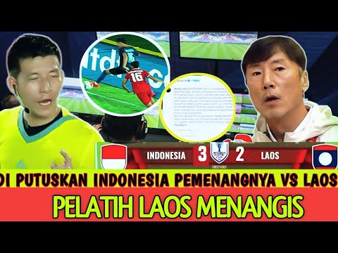 TIMNAS INDONESIA PUNCAKI KLASEMEN !! TANGISN PELATIH LAOS !!