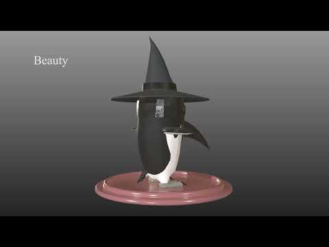 Unsmooth Rendered Witch Penguin (Turntable) Cover Image