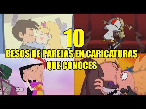 10 MEJORES BESOS DE PAREJAS EN CARICATURAS QUE CONOCES (FELIZ MES DEL AMOR Y LA AMISTAD)