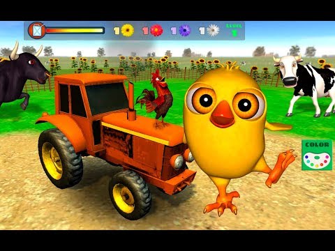 Juego del Pollito y el Tractor de Canciones de la Granja (Actualización)