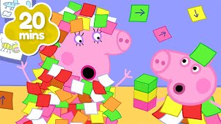 Sticky Note MAYHEM! 📝 Peppa Plays a Funny Prank 🤣 Peppa Pig Full Episodes | 20 Minutes