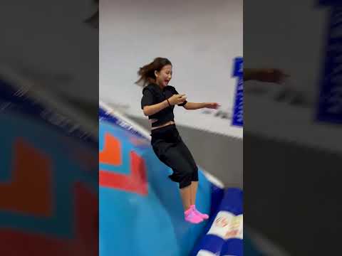 trampoline park fun vlog #shorts #vlog
