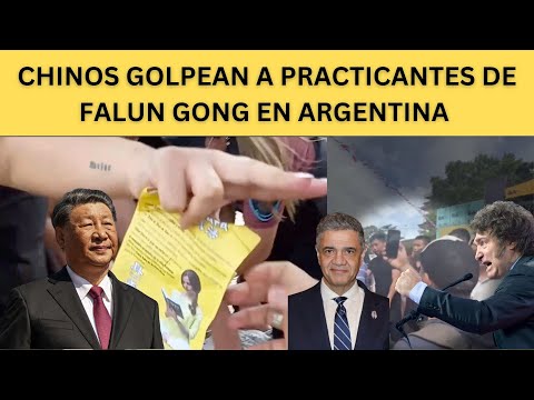 AGENTES CHINOS GOLPEAN A PRACTICANTES DE FALUN GONG EN ARGENTINA