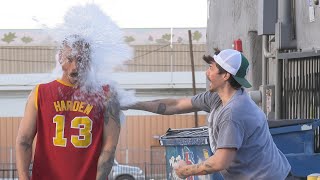 Slapping People with Water Bags Prank