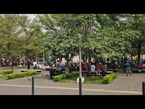 ASI ESTA EL AMBIENTE EN PLAZA LIBERTAD DOMINGO 16 DE FEB.