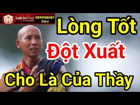 🔴 Sư Thích Minh Đạo Lập Cơ Sở Từ Thiện ? Luật Sư Vlogs