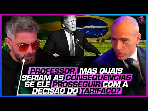 QUAL o IMPACTO do TARIFAÇO no BRASIL? PODEREMOS NEGOCIAR? - PROFESSOR. HOC