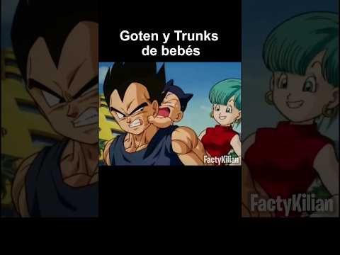 Goten y Trunks de bebés #DragonBallZ
