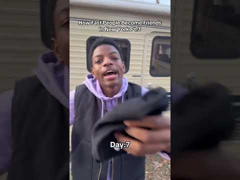 How Fast People Become Friends In New York Pt.3๐ #shorts #trend #nyc
