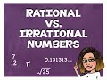 Exploring Rational and Irrational Numbers