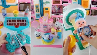 Compilation satisfying with unboxing mini kitchen set ASMR part 41