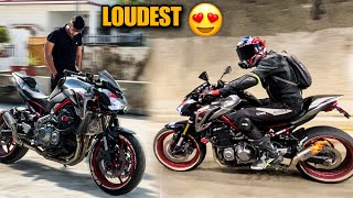 700 Km Ride on my Kawasaki Z900 in 7 Hours | Loud exhaust 🤯🔥