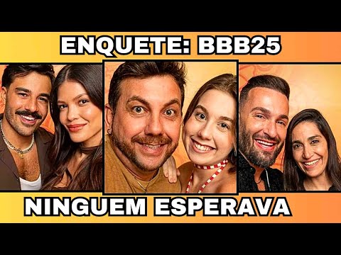 BBB 25: ENQUETES ATUALIZADAS SURPREENDE PUBLICO