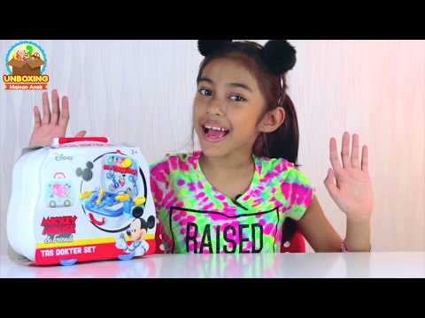 Unboxing Mainan Anak Dokter Dokteran Minnie Mouse & Mickey Mouse | Agar Anak Tahu Alat Kedokteran