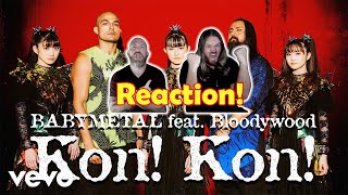 Musicians react to hearing BABYMETAL - Kon! Kon! feat. Bloodywood (OFFICIAL MUSIC VIDEO)