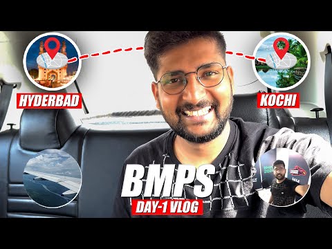 BMPS DAY1 VLOG || HYD TO KOCHI || Heros Gaming #bmps #bgmi #lanevent