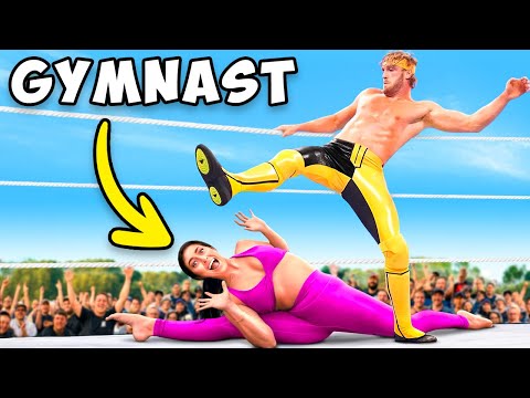 Gymnast Tries WWE's Most Extreme Moves!