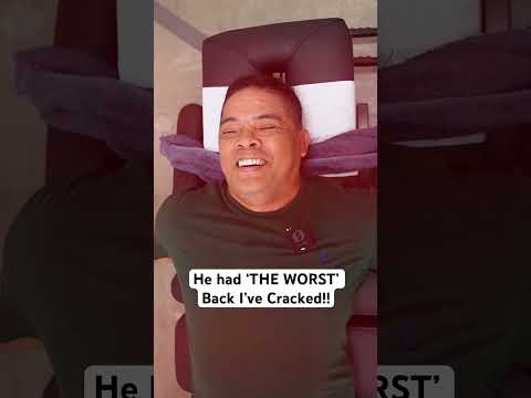 ‘THE WORST’ NECK PAIN IVE EVER CRACKED‼️😱