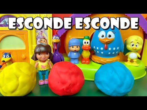 Dora, Pocoyo e Peppa Pig Chegaram Para Brincar Nas Casinhas!