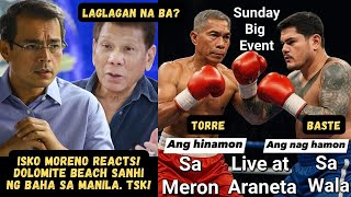 ISKO REACTS! DOLOMITE BEACH SANHI NG BAHA SA MANILA! | MAY NADUDUWAG SA BOXING MATCH?