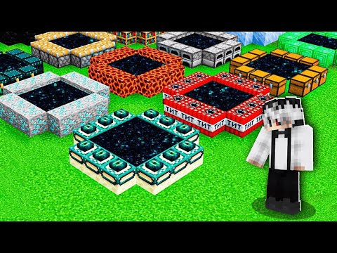 Am Gasit 1000 de PORTALE SECRETE in Minecraft!