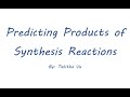 Balancing Chemical Reactions and Products