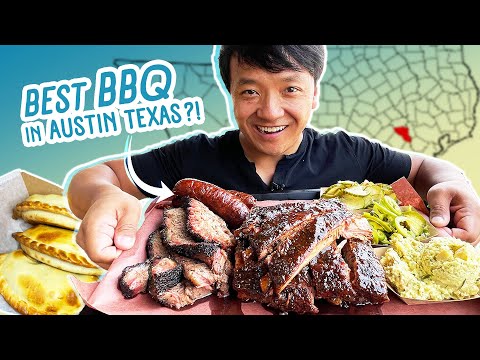 BEST BBQ in Austin Texas?! FLUFFY TACOS & ULTIMATE FOOD TOUR of San Antonio Texas