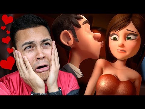 REACTING TO THE MOST ROMANTIC LOVE ANIMATIONS ON YOUTUBE (SO CUTE)