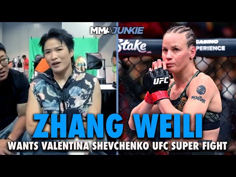 Zhang Weili prefers Valentina Shevchenko UFC title fight over strawweight defense