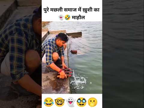मछलीयों में ख़ुशी का माहौल 😜👻 Funny video #shortvideo #comedy #shorts #shortsfeed @mithilaOfficial2