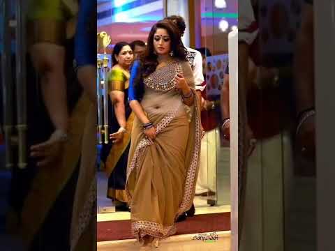ചേച്ചി പൊളിച്ചു മക്കളെ കിടുക്കാച്ചി ലുക്ക് kavya Madhavan Stylish In Saree #celebrityphotoshoot
