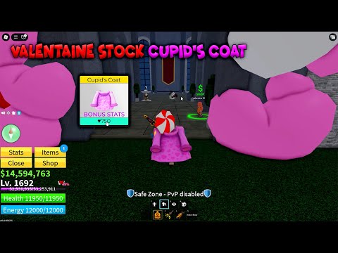 How To Get Cupid's Coat in Valentine Stock Blox Fruits Event!