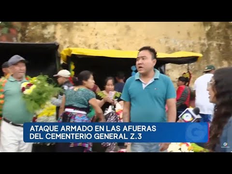 Acribillan a vendedor de flores cerca del Cementerio General de la capital