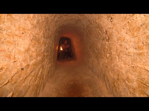 Build Secret Temple Underground House Searching Well Water And Tunnel Swimming Pools