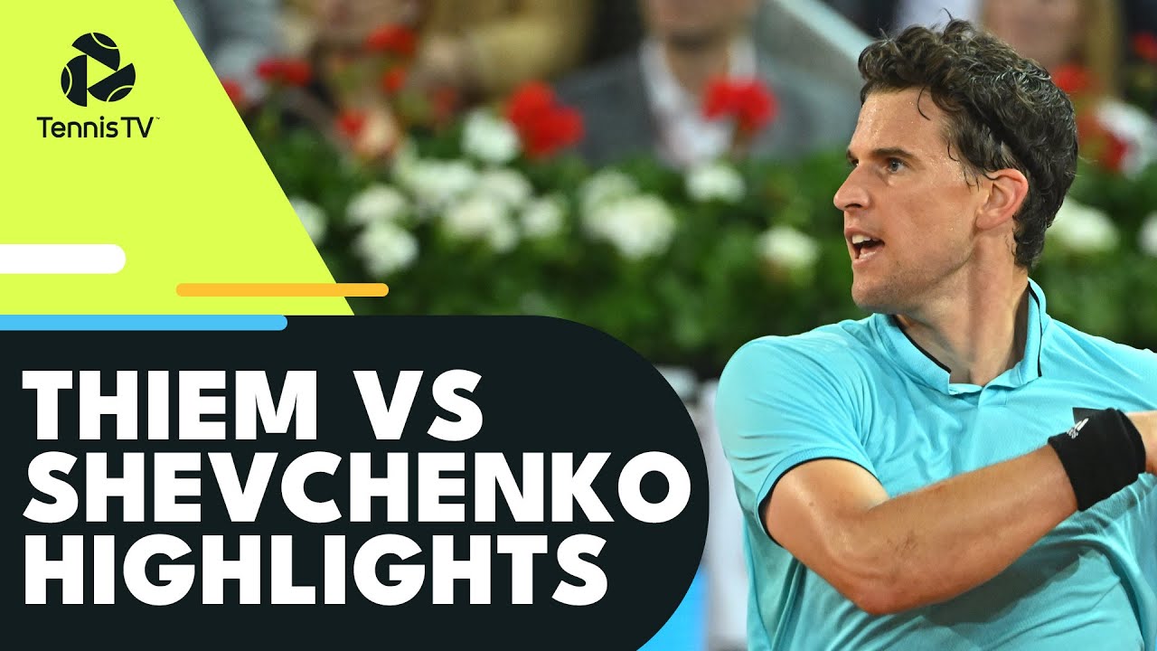 Dominic Thiem vs Alexander Shevchenko Highlights | Kitzbuhel 2022￼