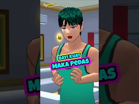 Masih Bayi Doyan Makan Pedas #sakuraschoolsimulator #duniaqueen